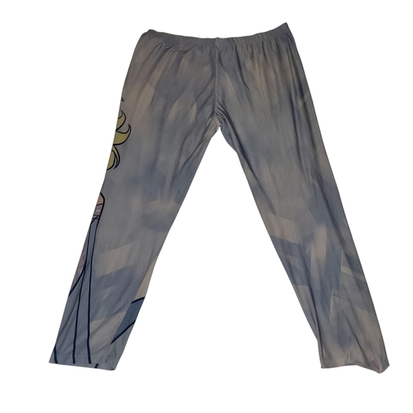 Disney Frozen Pajama Bottoms in Blue and Yellow - Picture 10 of 12